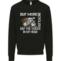 Cycling Buy More Bicycles Funny Cyclist Mens Sweatshirt Jumper Black