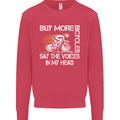 Cycling Buy More Bicycles Funny Cyclist Mens Sweatshirt Jumper Heliconia