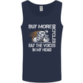 Cycling Buy More Bicycles Funny Cyclist Mens Vest Tank Top Navy Blue