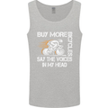 Cycling Buy More Bicycles Funny Cyclist Mens Vest Tank Top Sports Grey