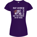 Cycling Buy More Bicycles Funny Cyclist Womens Petite Cut T-Shirt Purple