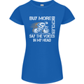 Cycling Buy More Bicycles Funny Cyclist Womens Petite Cut T-Shirt Royal Blue