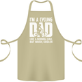 Cycling Dad Like a Normal Dad Father's Day Cotton Apron 100% Organic Khaki