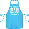 Cycling Dad Like a Normal Dad Father's Day Cotton Apron 100% Organic Turquoise