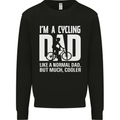 Cycling Dad Like a Normal Dad Father's Day Mens Sweatshirt Jumper Black