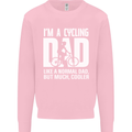 Cycling Dad Like a Normal Dad Father's Day Mens Sweatshirt Jumper Light Pink