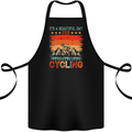 Cycling Day Funny Cyclist Bicycle MTB Bike Cotton Apron 100% Organic Black