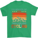 Cycling Day Funny Cyclist Bicycle MTB Bike Mens T-Shirt Cotton Gildan Irish Green