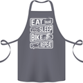 Cycling Eat Sleep Bike Repeat Funny Bicycle Cotton Apron 100% Organic Steel