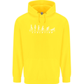 Cycling Evolution Cyclist Bicycle Childrens Kids Hoodie Yellow