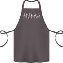 Cycling Evolution Cyclist Bicycle Cotton Apron 100% Organic Dark Grey