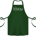 Cycling Evolution Cyclist Bicycle Cotton Apron 100% Organic Forest Green