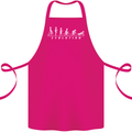 Cycling Evolution Cyclist Bicycle Cotton Apron 100% Organic Pink