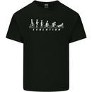Cycling Evolution Cyclist Bicycle Kids T-Shirt Childrens Black