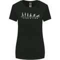 Cycling Evolution Cyclist Bicycle Womens Wider Cut T-Shirt Black