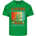 Cycling Funny Beer Cyclist Bicycle MTB Bike Mens Cotton T-Shirt Tee Top Irish Green