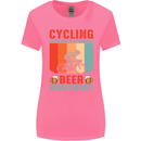 Cycling Funny Beer Cyclist Bicycle MTB Bike Womens Wider Cut T-Shirt Azalea