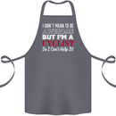Cycling I Don't Mean to Be Awesome Cyclist Cotton Apron 100% Organic Steel