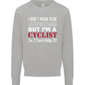 Cycling I Don't Mean to Be Awesome Cyclist Kids Sweatshirt Jumper Sports Grey