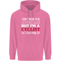 Cycling I Don't Mean to Be Awesome Cyclist Mens 80% Cotton Hoodie Azelea