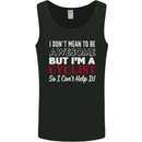 Cycling I Don't Mean to Be Awesome Cyclist Mens Vest Tank Top Black