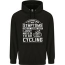 Cycling I Googled My Symptoms Cyclist Funny Childrens Kids Hoodie Black