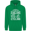 Cycling I Googled My Symptoms Cyclist Funny Childrens Kids Hoodie Irish Green