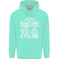 Cycling I Googled My Symptoms Cyclist Funny Childrens Kids Hoodie Peppermint