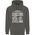 Cycling I Googled My Symptoms Cyclist Funny Childrens Kids Hoodie Storm Grey