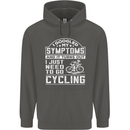 Cycling I Googled My Symptoms Cyclist Funny Childrens Kids Hoodie Storm Grey