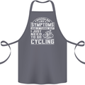 Cycling I Googled My Symptoms Cyclist Funny Cotton Apron 100% Organic Steel