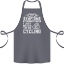 Cycling I Googled My Symptoms Cyclist Funny Cotton Apron 100% Organic Steel