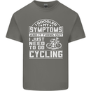 Cycling I Googled My Symptoms Cyclist Funny Kids T-Shirt Childrens Charcoal
