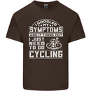 Cycling I Googled My Symptoms Cyclist Funny Kids T-Shirt Childrens Chocolate