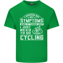Cycling I Googled My Symptoms Cyclist Funny Kids T-Shirt Childrens Irish Green