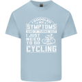 Cycling I Googled My Symptoms Cyclist Funny Kids T-Shirt Childrens Light Blue