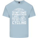 Cycling I Googled My Symptoms Cyclist Funny Kids T-Shirt Childrens Light Blue