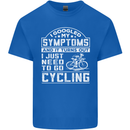 Cycling I Googled My Symptoms Cyclist Funny Kids T-Shirt Childrens Royal Blue