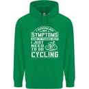 Cycling I Googled My Symptoms Cyclist Funny Mens 80% Cotton Hoodie Irish Green