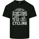 Cycling I Googled My Symptoms Cyclist Funny Mens Cotton T-Shirt Tee Top Black