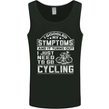 Cycling I Googled My Symptoms Cyclist Funny Mens Vest Tank Top Black