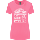 Cycling I Googled My Symptoms Cyclist Funny Womens Wider Cut T-Shirt Azalea