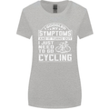 Cycling I Googled My Symptoms Cyclist Funny Womens Wider Cut T-Shirt Sports Grey
