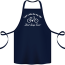 Cycling I Got a Bike for My Wife Cyclist Cotton Apron 100% Organic Navy Blue