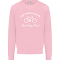 Cycling I Got a Bike for My Wife Cyclist Mens Sweatshirt Jumper Light Pink