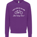 Cycling I Got a Bike for My Wife Cyclist Mens Sweatshirt Jumper Purple