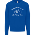 Cycling I Got a Bike for My Wife Cyclist Mens Sweatshirt Jumper Royal Blue
