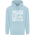 Cycling I Wonder If My Bike Bicycle Cyclist Childrens Kids Hoodie Light Blue
