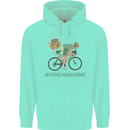 Cycling I'm the Machine Cyclist Funny Childrens Kids Hoodie Peppermint