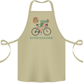 Cycling I'm the Machine Cyclist Funny Cotton Apron 100% Organic Khaki